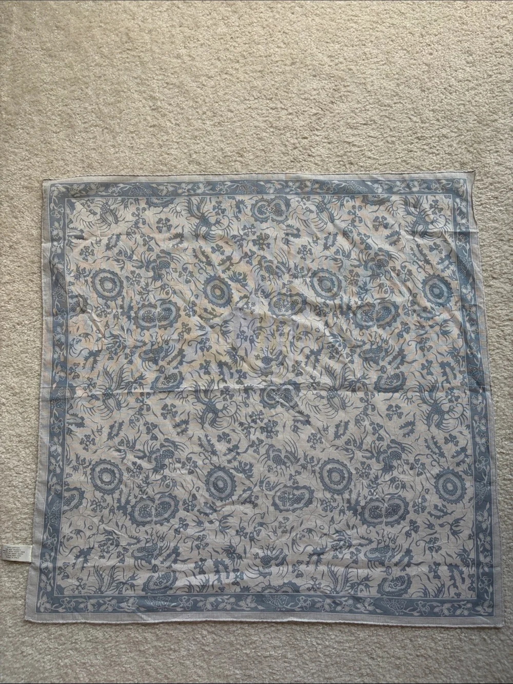 Banana Republic Blue Floral Scarf